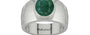 Sterling Silver Emerald Ring Prime Quality (R1)