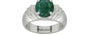 Sterling Silver Emerald Ring Prime Quality (R4)