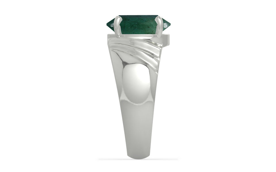 Sterling Silver Emerald Ring Prime Quality (R4)