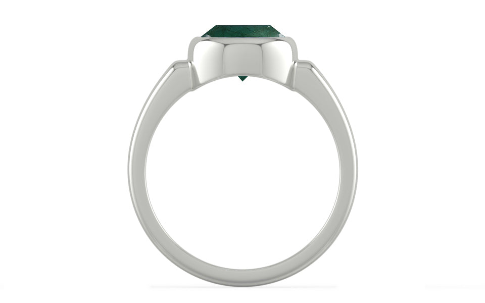Sterling Silver Emerald Ring Prime Quality (R6)