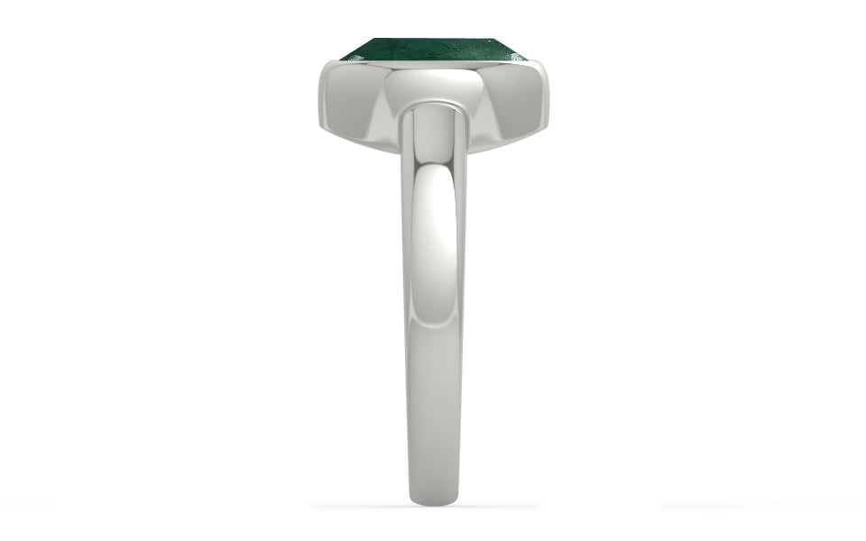 Sterling Silver Emerald Ring Prime Quality (R6)