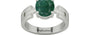 Sterling Silver Emerald Ring Prime Quality (R8)