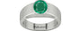 Sterling Silver Emerald Ring Rare Quality (R10)