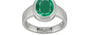 Sterling Silver Emerald Ring Rare Quality (R3)
