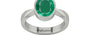 Sterling Silver Emerald Ring Rare Quality (R9)
