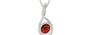 Sterling Silver Hessonite Garnet Pendant Limited Quality (P1)