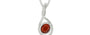 Sterling Silver Hessonite Garnet Pendant Prime Quality (P1)