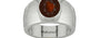 Sterling Silver Hessonite Garnet Ring Fine Quality (R1)