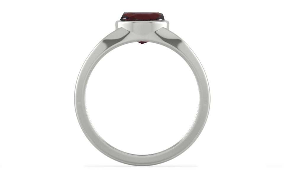 Sterling Silver Hessonite Garnet Ring Fine Quality (R10)