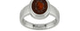 Sterling Silver Hessonite Garnet Ring Fine Quality (R3)