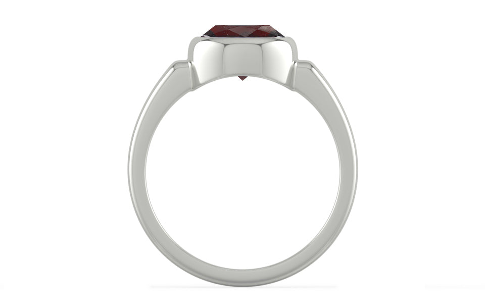 Sterling Silver Hessonite Garnet Ring Fine Quality (R6)