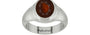 Sterling Silver Hessonite Garnet Ring Fine Quality (R7)