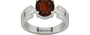 Sterling Silver Hessonite Garnet Ring Fine Quality (R8)