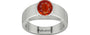 Sterling Silver Hessonite Garnet Ring Limited Quality (R10)