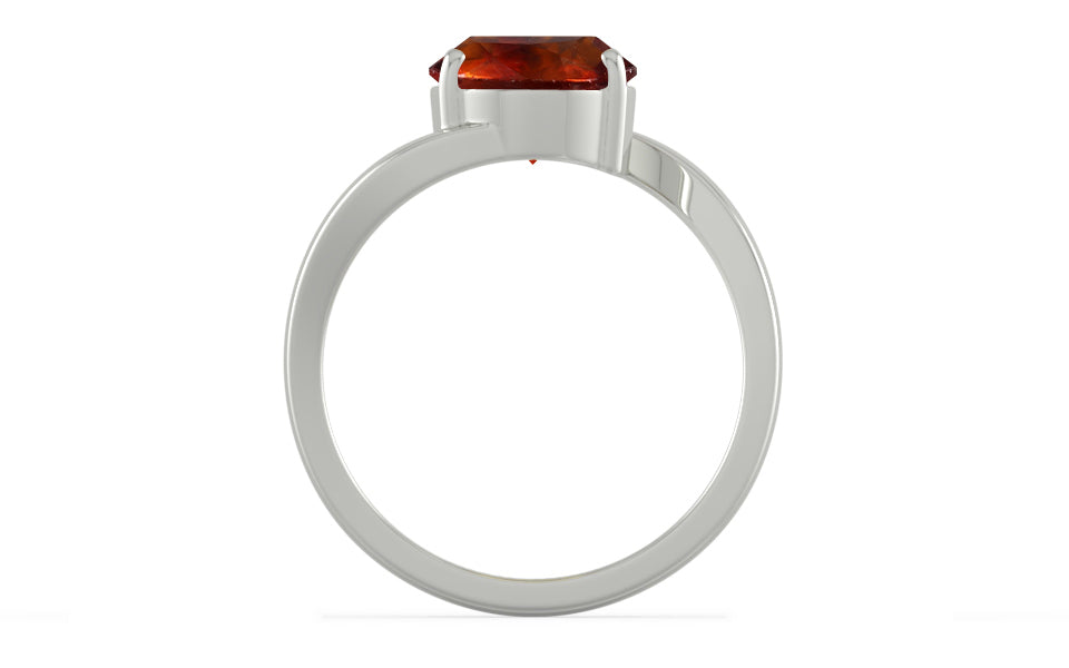 Sterling Silver Hessonite Garnet Ring Limited Quality (R2)