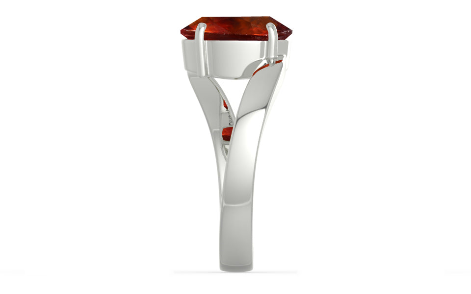 Sterling Silver Hessonite Garnet Ring Limited Quality (R2)
