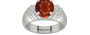 Sterling Silver Hessonite Garnet Ring Limited Quality (R4)