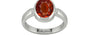 Sterling Silver Hessonite Garnet Ring Limited Quality (R6)