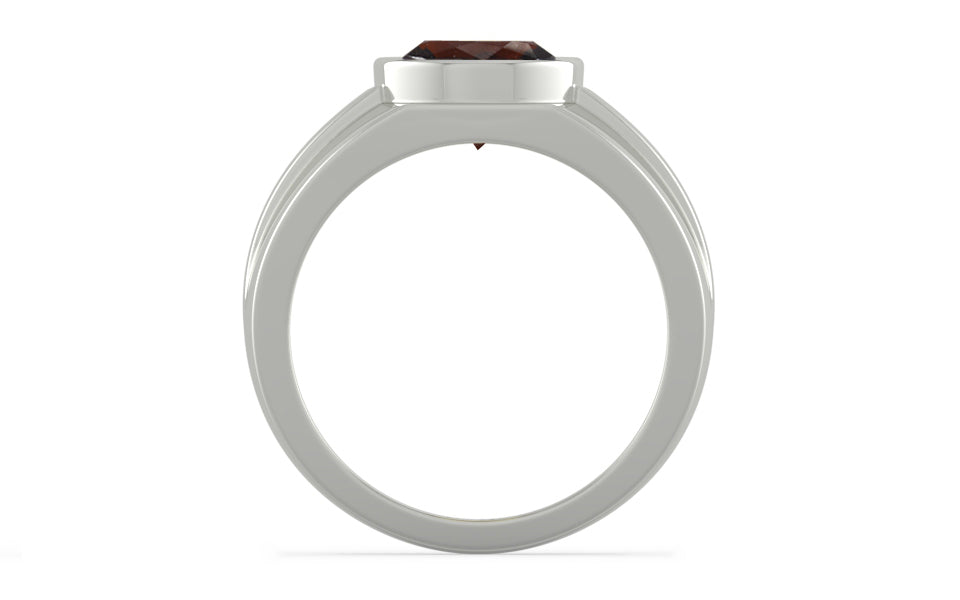 Sterling Silver Hessonite Garnet Ring Prime Quality (R1)