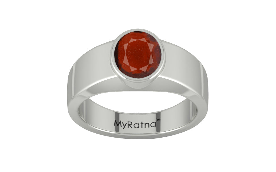 Sterling Silver Hessonite Garnet Ring Prime Quality (R10)