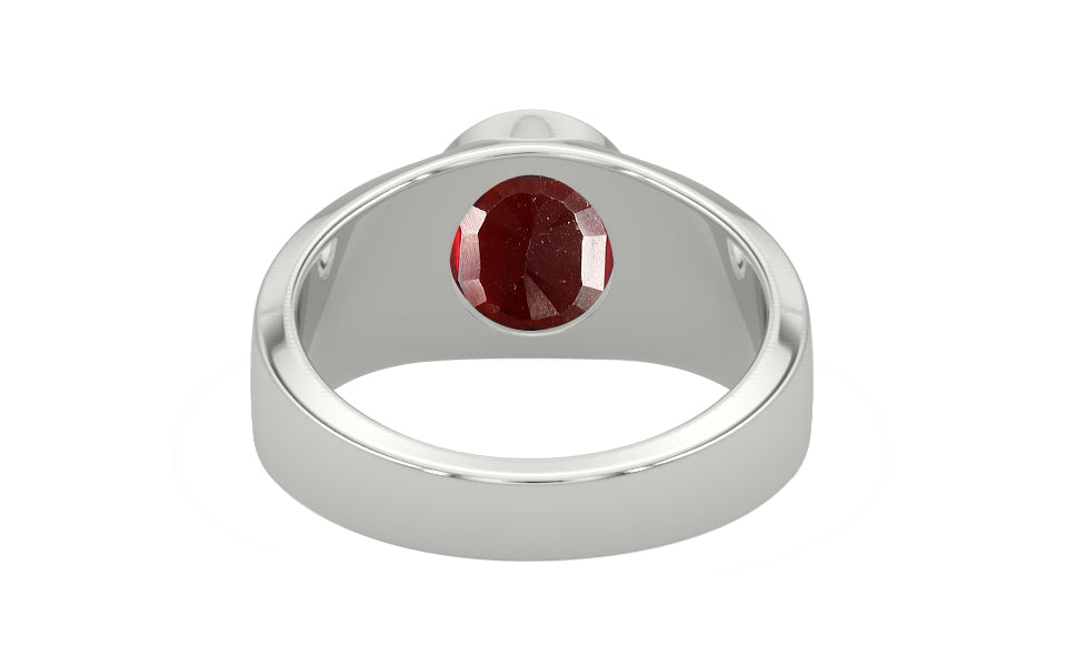 Sterling Silver Hessonite Garnet Ring Prime Quality (R10)
