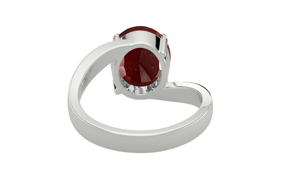Sterling Silver Hessonite Garnet Ring Prime Quality (R2)