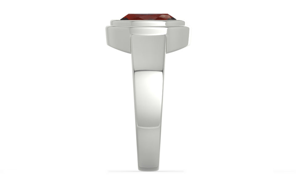 Sterling Silver Hessonite Garnet Ring Prime Quality (R3)