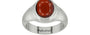 Sterling Silver Hessonite Garnet Ring Prime Quality (R7)