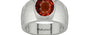 Sterling Silver Hessonite Garnet Ring Rare Quality (R1)