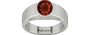 Sterling Silver Hessonite Garnet Ring Rare Quality (R10)