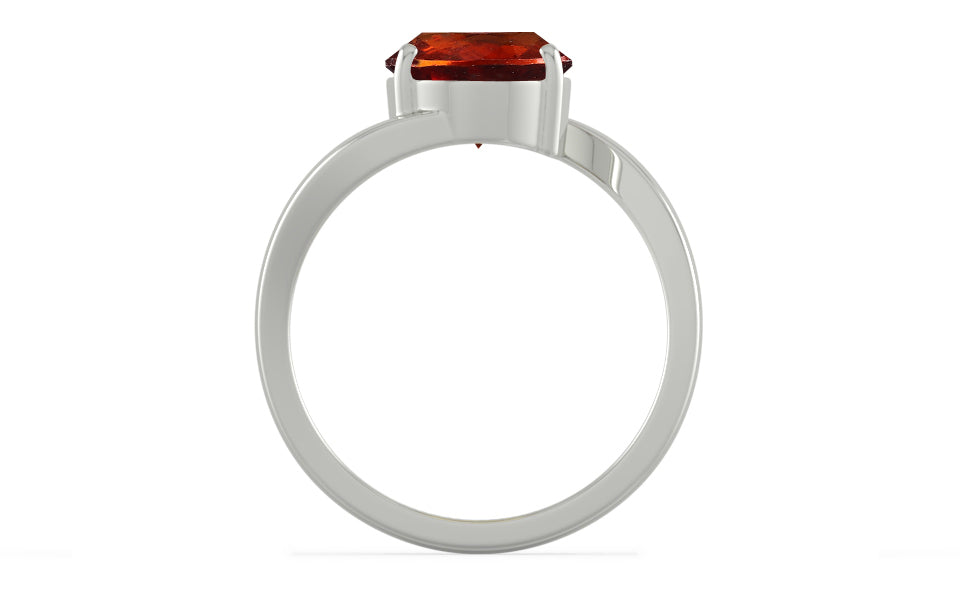 Sterling Silver Hessonite Garnet Ring Rare Quality (R2)