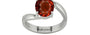 Sterling Silver Hessonite Garnet Ring Rare Quality (R2)