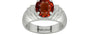 Sterling Silver Hessonite Garnet Ring Rare Quality (R4)