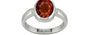 Sterling Silver Hessonite Garnet Ring Rare Quality (R6)