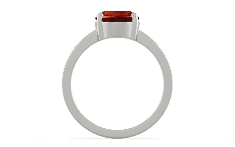 Sterling Silver Hessonite Garnet Ring Rare Quality (R8)