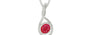 Sterling Silver Ruby Pendant Prime Quality (P1)