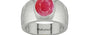 Sterling Silver Ruby Ring Fine Quality (R1)