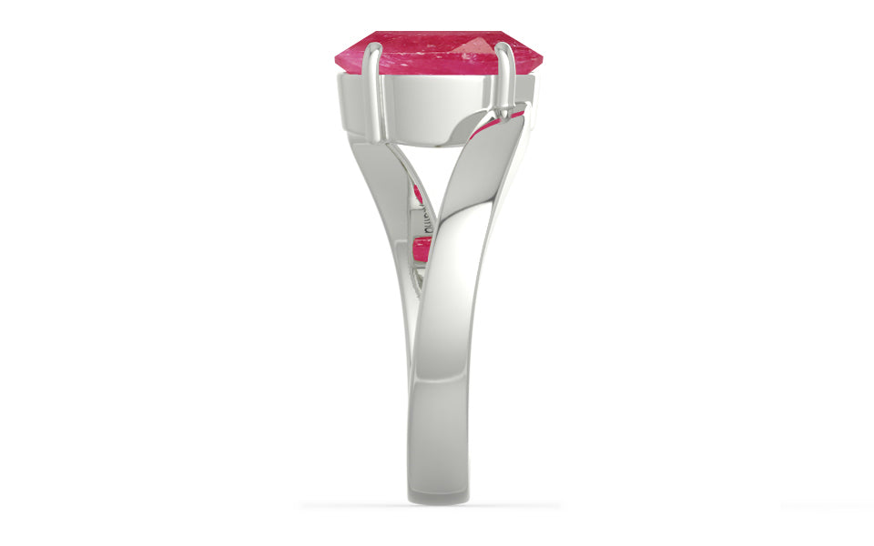 Sterling Silver Ruby Ring Fine Quality (R2)