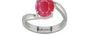 Sterling Silver Ruby Ring Fine Quality (R2)