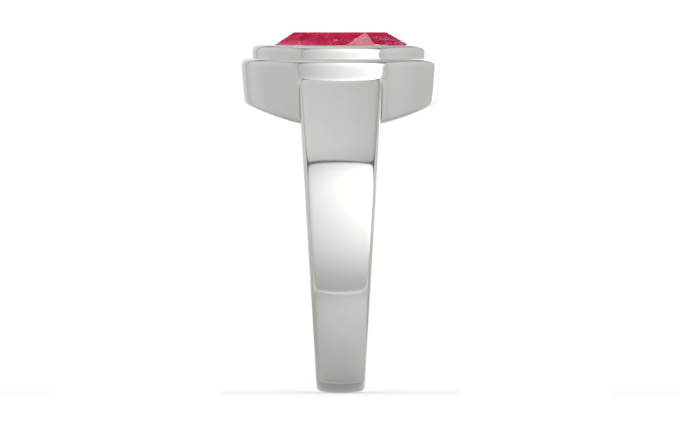 Sterling Silver Ruby Ring Fine Quality (R3)