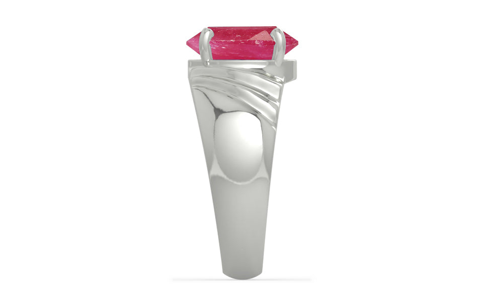 Sterling Silver Ruby Ring Fine Quality (R4)
