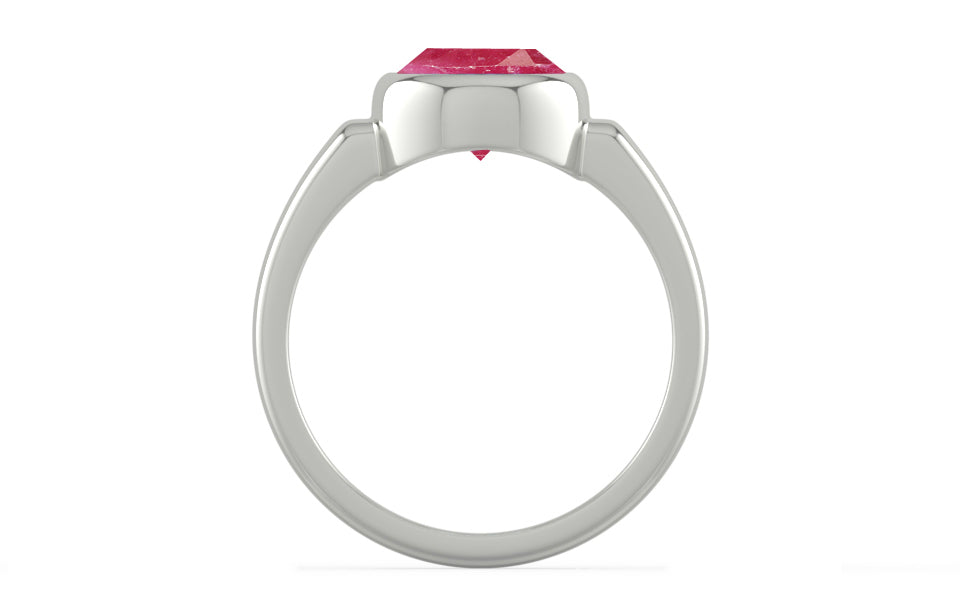 Sterling Silver Ruby Ring Fine Quality (R6)