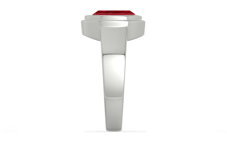 Sterling Silver Ruby Ring Limited Quality (R3)