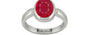 Sterling Silver Ruby Ring Limited Quality (R6)