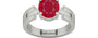 Sterling Silver Ruby Ring Limited Quality (R8)