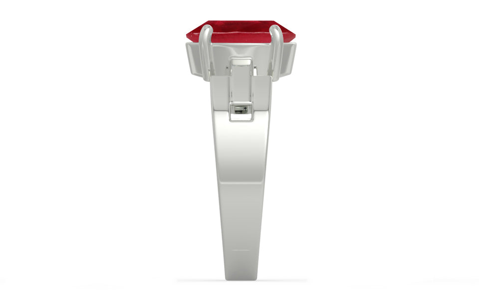 Sterling Silver Ruby Ring Limited Quality (R8)