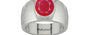 Sterling Silver Ruby Ring Prime Quality (R1)