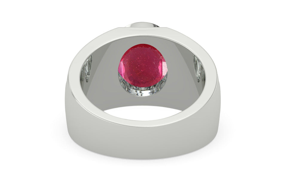 Sterling Silver Ruby Ring Prime Quality (R1)