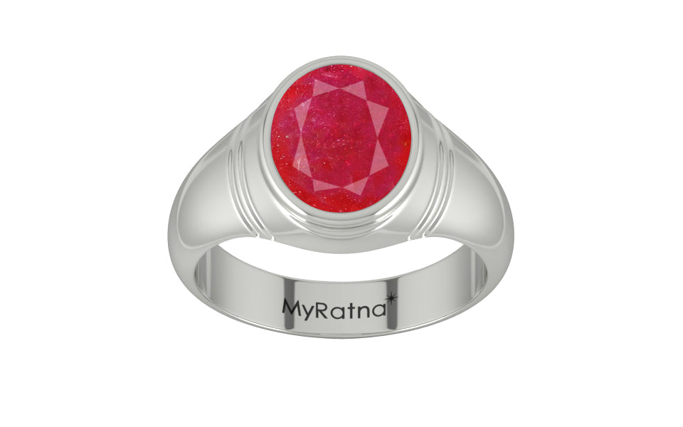 Sterling Silver Ruby Ring Prime Quality (R7)