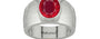 Sterling Silver Ruby Ring Rare Quality (R1)